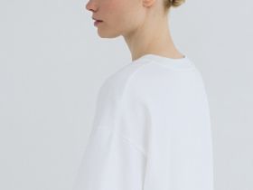 Футболка оверсайз с принтом, Белый