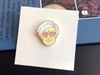 Значок эмалированный Энди Уорхол