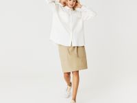 Женская рубашка Lacoste свободной посадки