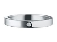 Обручальное кольцо из белого золота с бриллиантом э4701кц08110300