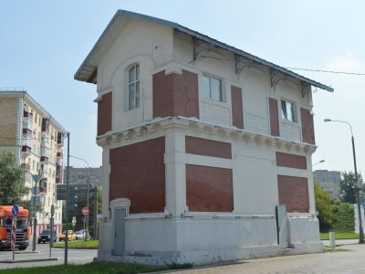 Будка центрального управления стрелками и сигналами