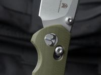 Нож складной Bestechman Ronan, сталь 14C28N, рукоять G10, зеленый