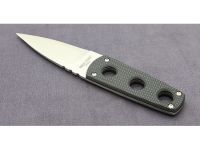 Нож с фиксированным клинком Cold Steel Secret Edge, сталь AUS-8A, рукоять G10, черный