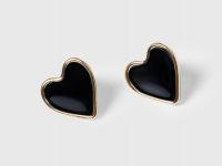 Серьги-пусеты в виде сердец, Мультицвет