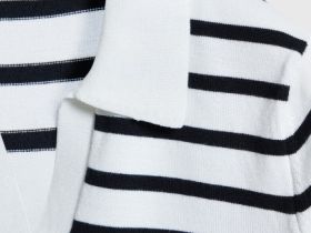 Джемпер-поло с коротким рукавом, Белый