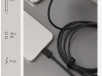 Кабель VLP Nylon Cable USB-C / USB-C 1,2 м Чёрный