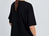 Футболка с принтом из хлопка