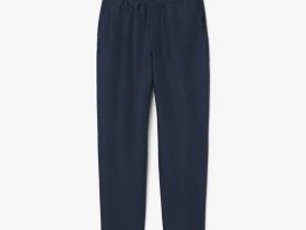 Мужские спортивные брюки Lacoste из смеси льна и вискозы