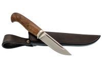 Нож Финка-100, сталь N690, рукоять карельская береза