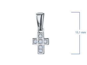 Подвеска из белого золота э4712пд04202788