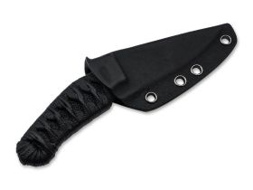 Нож с фиксированным клинком Boker 302, сталь Nitro-V, рукоять паракорд, черный