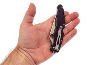 Складной нож Steelclaw Коп 1, сталь D2, рукоять G10, фиолетовый