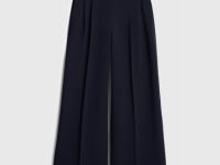 Широкие брюки со стрелками, Синий