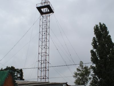 Ветроэлектростанция, построенная им в 1931 г.