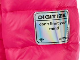 Куртка текстильная с полиуретановым покрытием для девочек