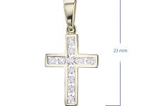 Подвеска из желтого золота с бриллиантами э0301пд05163200