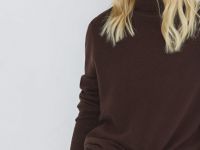 Водолазка из шерсти мериноса, Коричневый
