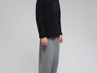 Толстовка-поло с накладным карманом