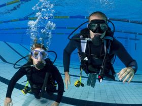 Урок дайвинга для двоих