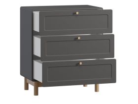 Комод Виклу 80x90 Графитовый