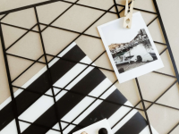 Органайзер - сетка для рабочего стола Мудборд Размер 36х54 см, цвет черный