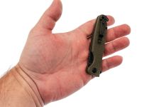 Складной нож Daggerr Dopey olive BW DL, сталь 8Cr14MoV, рукоять FRN