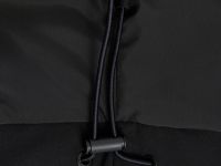 Оверсайз пуховик с воротником-стойкой