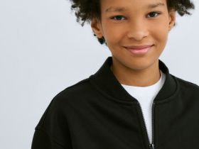 Бомбер для мальчиков, Черный