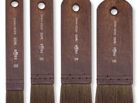 Кисть-хейк коза микс Гамма, №30, короткая ручка