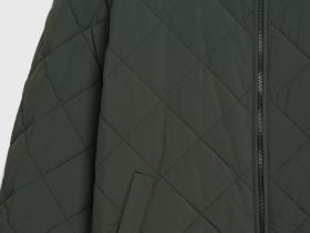 Лёгкая утеплённая куртка, Зеленый