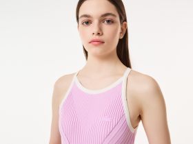 Женское платье-миди Lacoste без рукавов