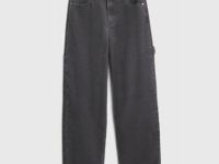 Вельветовые брюки Baggy для девочек, Серый