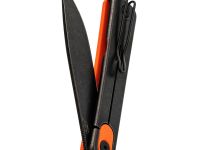 Складной нож SRM 135L-GJ, сталь 14C28N, рукоять G10, оранжевый/черный