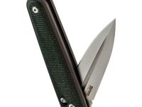 Складной нож SRM 251MB-MG (эксклюзивно для НОЖИКОВ), сталь N690, рукоять зеленая микарта