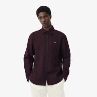 Мужская фланелевая рубашка Lacoste прямого кроя