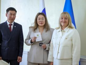 Награды вручили работникам Ленского бассейнового водного управления