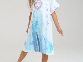 Сорочка ночная с принтом "Холодное сердце" для девочки