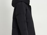 Пуховое полупальто со съемным капюшоном