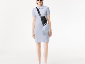 Женское платье-поло Lacoste приталенного кроя