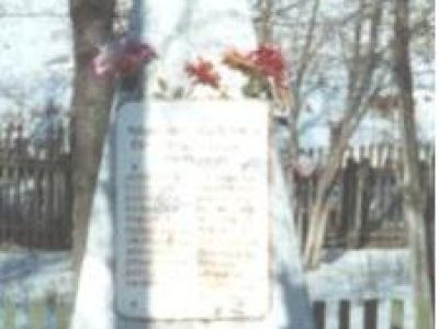 Обелиск воинам-односельчанам, павшим в боях за Родину в годы Великой Отечественной войны