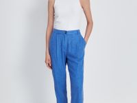 Льняные брюки женские casual стиля