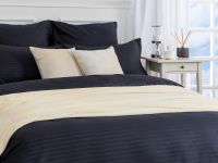 Постельное белье Black страйп-сатин II