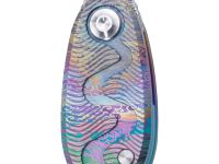 Складной нож-подвеска Sanrenmu 6178-TR, сталь Дамаск, рукоять титан