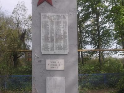 Братская могила 58 советских воинов, погибших в боях с фашистскими захватчиками