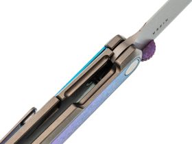 Складной нож Kizer Quoll, сталь S45VN, рукоять Titanium&Crystallized Titanium