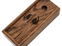 Подарочная коробка для  складных ножей, дуб