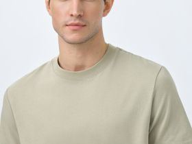 Базовая футболка из хлопка, Зеленый