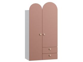 Шкаф детский Арчи 2-100x196 Розовый
