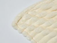 Плед Soft strip, светлое молоко