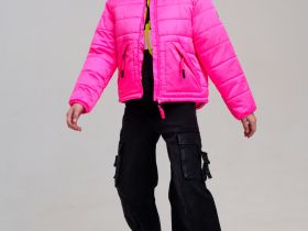 Куртка текстильная с полиуретановым покрытием для девочек